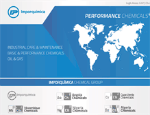 Tablet Screenshot of imporquimica.com