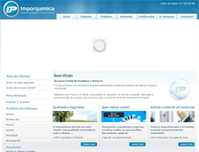 Tablet Screenshot of imporquimica.pt